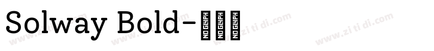 Solway Bold字体转换